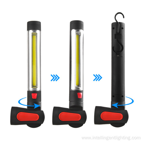 Red LED Emergency Safety Flashlight Magnetic Worklight